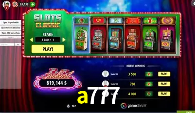 Descubra o Mundo do Cassino Online com a777